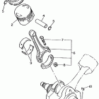 V Star Коленчатый вал и Поршень