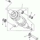 TW 200 Задняя подвеска