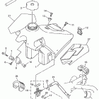 YZ 400F Топливный бак