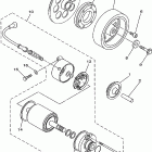 V-STAR CUSTOM-XVS650LC/XVS650L Муфта стартера