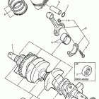 YZF 600R Коленчатый вал и Поршень
