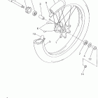 WR 426F Переднее колесо