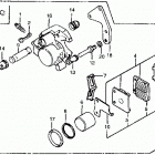 ATC250R Front brake caliper 81-82