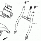 ATC70 Front fender @ front fork 78-82