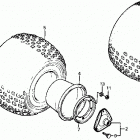 ATC185S 185 / s / 20 rear wheel 80-82