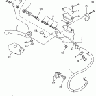 YZ 250 Главный тормозной цилиндр,передний