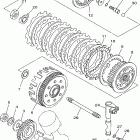 V-STAR CUSTOM-XVS650K/XVS650KC Сцепление