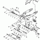 XT350KC/XT350K Бугель (задний рычаг)
