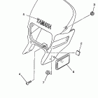XT225K/XT225KC Обтекатель 1