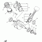 XV 1100 Коленчатый вал и Поршень