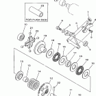 YZ125K1 Регулятор,вед .звезда