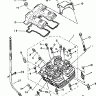 XT350KC/XT350K Головка цилиндра