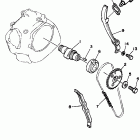 XT225K/XT225KC Цепь механизма газораспределения