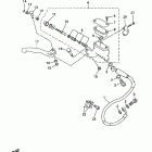 WR 400F Главный тормозной цилиндр,передний