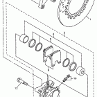 YFZ1000R Задний суппорт тормозной