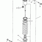 YZ125K1 Задняя подвеска