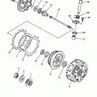 YZ 400F Сцепление