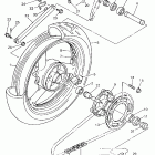 YZF 750R Заднее колесо