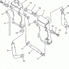 YZ125K1 Радиатор и Патрубки