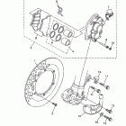 YZ 400F Передний тормозной суппорт