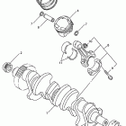 YFZ1000R Коленчатый вал и Поршень
