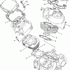V-Star Classic-XVS650AKC/XVS650AK Цилиндр
