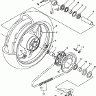YZF1000RKC/YZF1000RK Заднее колесо