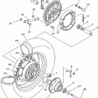 V-STAR CUSTOM-XVS650K/XVS650KC Заднее колесо