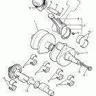 VMX12K V-MAX 1200 Коленчатый вал и Поршень