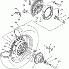 V-Star Classic-XVS650AKC/XVS650AK Заднее колесо