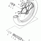 Virago 535 Переднее колесо