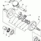 RT100K Коленчатый вал и Поршень