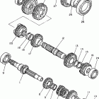 XV1100SKC/XV1100SK/XV1100K/XV1100KC Трансмиссия