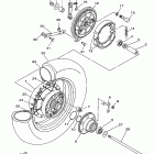 V STAR 650 CLASSIC-XVS650AK Заднее колесо