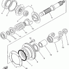 V-STAR CUSTOM-XVS650K/XVS650KC Промежуточный ведущий вал