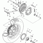 Virago 535 Заднее колесо