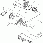 XT225K/XT225KC Масляный насос