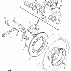VMX12K V-MAX 1200 Задний тормоз