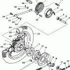 RT100K Заднее колесо