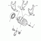 YZ 400F Вилки переключения