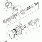 V STAR 650 CLASSIC-XVS650AK Промежуточный ведущий вал
