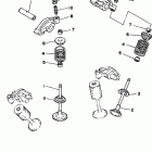 V-Star Classic-XVS650AKC/XVS650AK Клапана