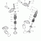 Virago 535 Клапана