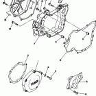 YZ125K1 Крышка картера двигателя