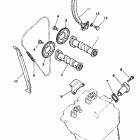 XT 350 Цепь механизма газораспределения