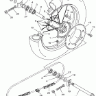 YZ 250 Заднее колесо