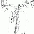 YZ125K1 Задний торм цилиндр