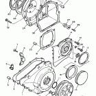 VMX12J V-MAX 1200 Крышка картера двигателя