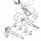 VMX12J V-MAX 1200 Коленчатый вал и Поршень