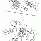 YZ 250 Задний суппорт тормозной